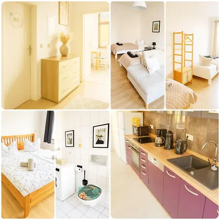 Angebot - Grosse - Max 6 Personen - Wifi - Waschmaschine - Badewanne - 2 Parkplaetze - Zentrale Lage - Grosse Kueche * Chemnitz