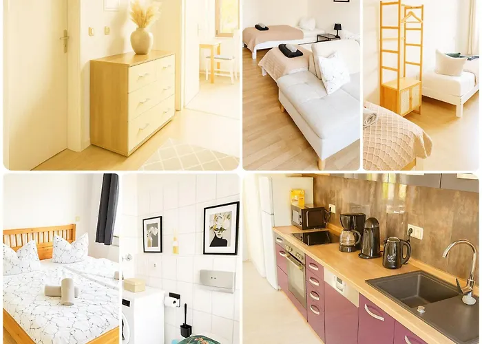 Angebot - Grosse - Max 6 Personen - Wifi - Waschmaschine - Badewanne - 2 Parkplaetze - Zentrale Lage - Grosse Kueche * 开姆尼茨